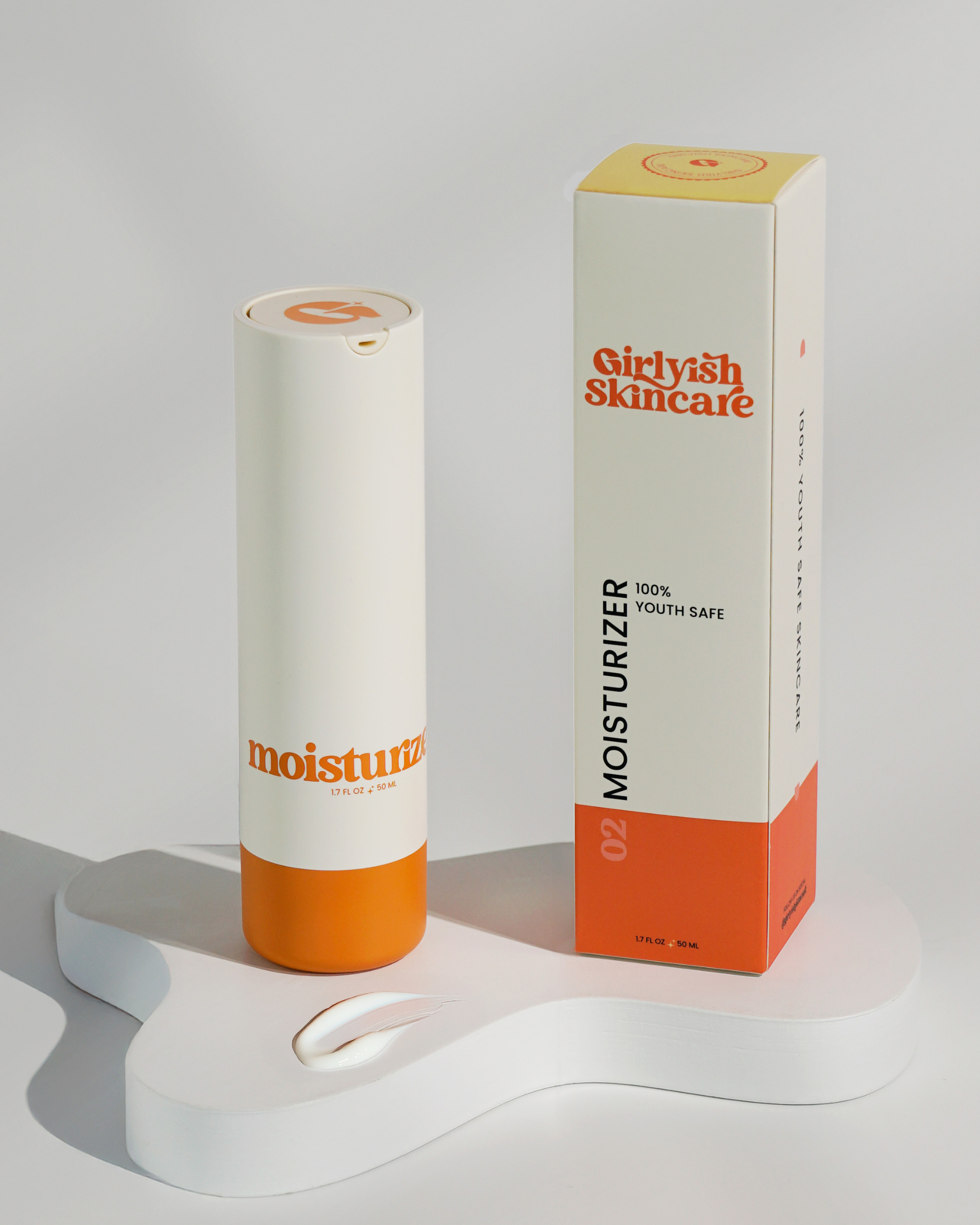 Girlyish Skincare Moisturizer for teens and tweens