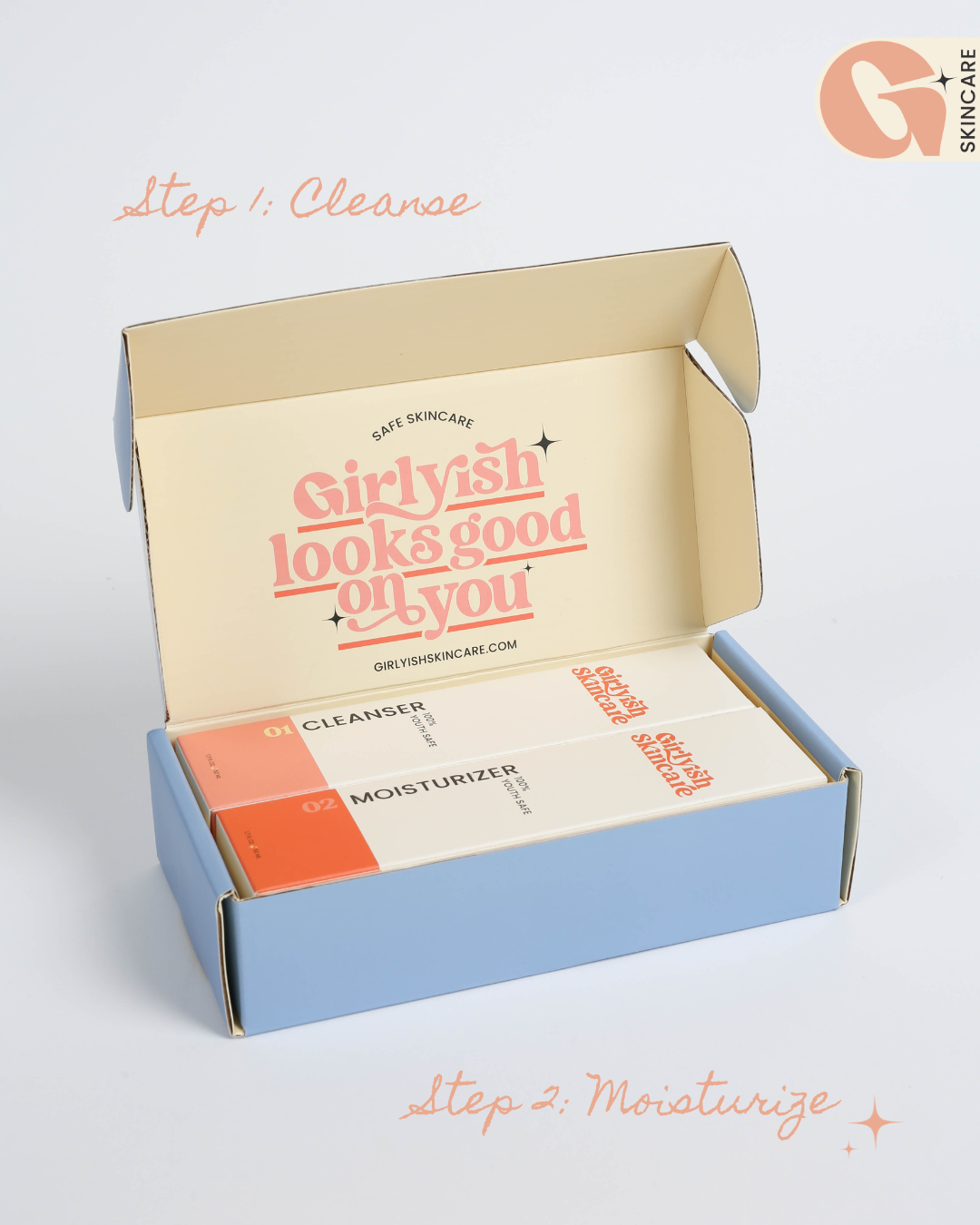 Girlyish Cleanser & Moisturizer Duo